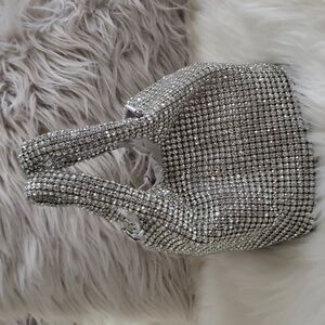 Rhinestone Bucket Bag
